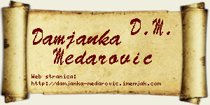 Damjanka Medarović vizit kartica